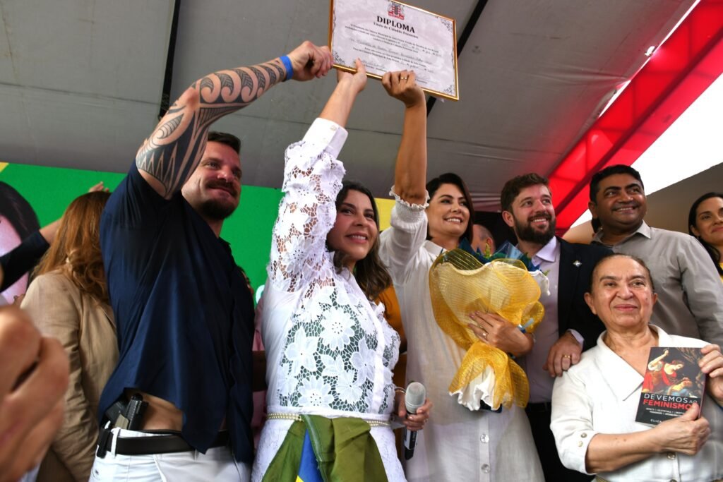 Michelle Bolsonaro Recebe Cidadania Pessoense